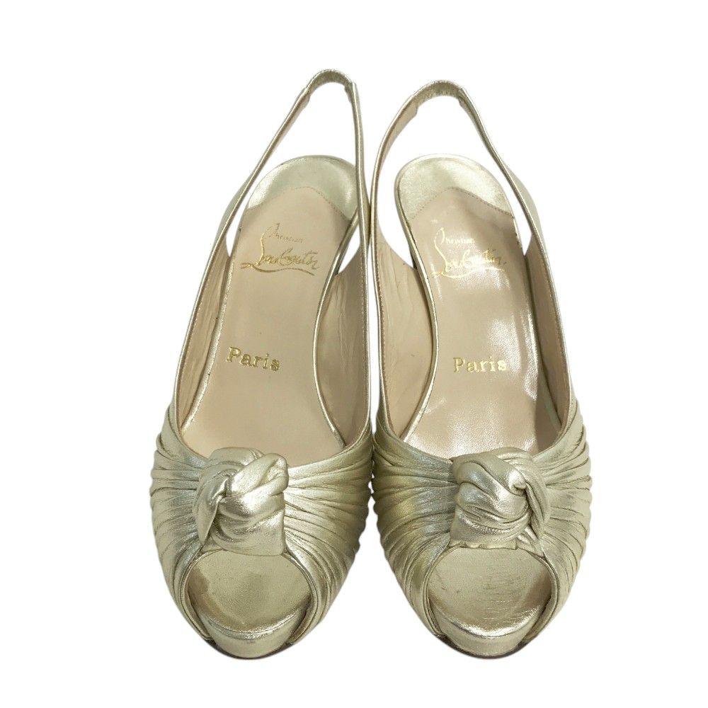CHRISTIAN LOUBOUTIN クリスチャン ルブタン オープントゥ サンダル