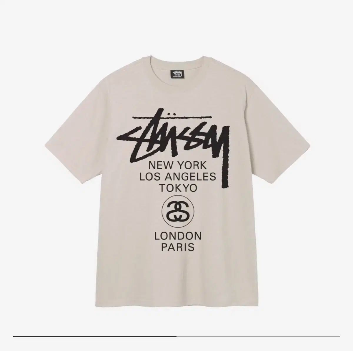 雷市場（ポンジャン）商品韓国直送】STUSSY(ステューシー) ワールドツアー Tシャツ スモーク 半袖 - メルカリ