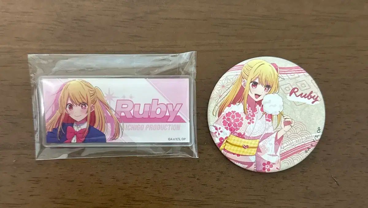 推しの子　星野ルビー 木札ストラップ　セット 推しの子 ぷちふれ アクリルキーホルダー 星野ルビー 推し活