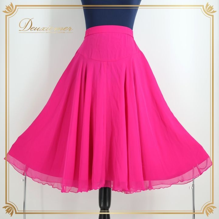 No.4413 DANCEチャコット M ブラウンスカート★社交ダンス 社交ダンス スカートのみ M チャコット No.4413 DANCEチャコット M