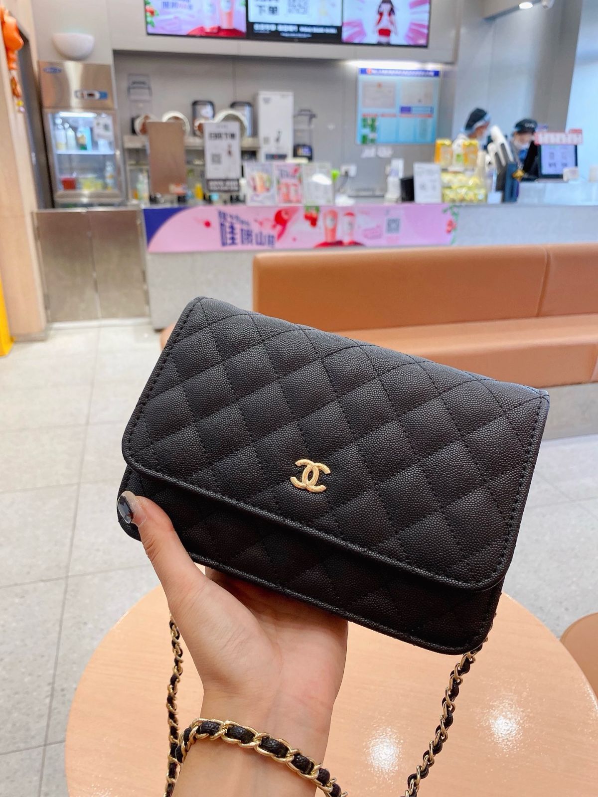 シャネル5点セットコンボパックCHANEL 黒シャネル ショルダーバッグクロスボディバッグハンドバッグチェーンバッグ化粧品バッグウォレット5点セットコンボパック