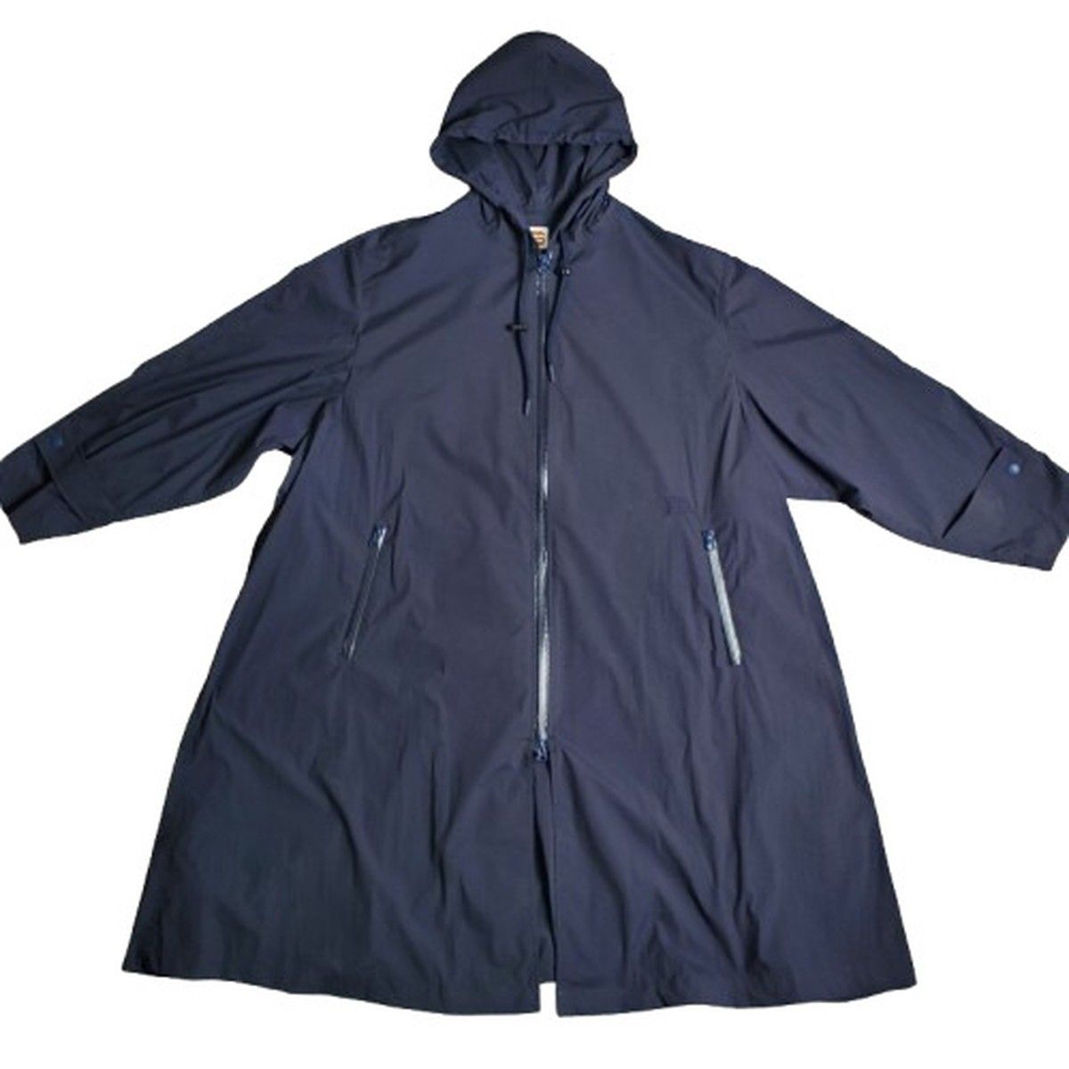 お試し SEE SEE 23SS オーバーサイズ ナイロンパーカー コート ネイビー アウター メンズ L