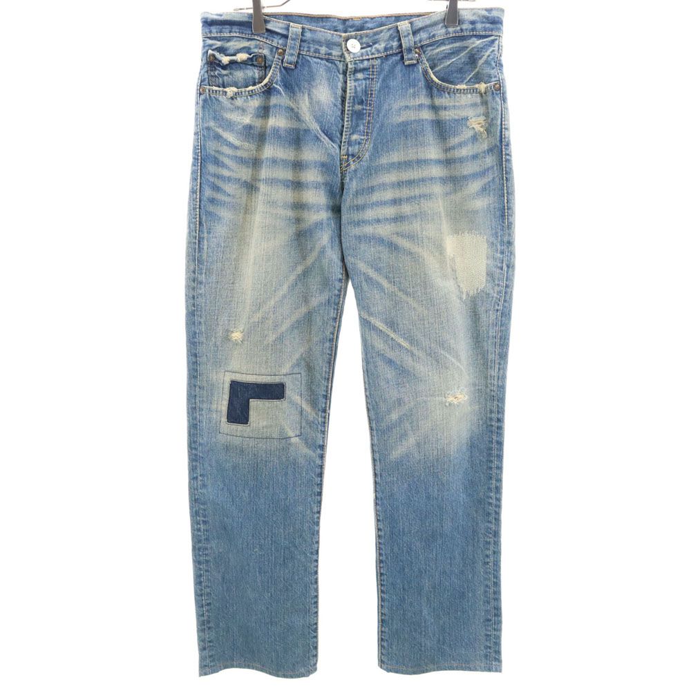 リーバイス ストレートデニムパンツ w34 Levi's ボタンフライ メンズ