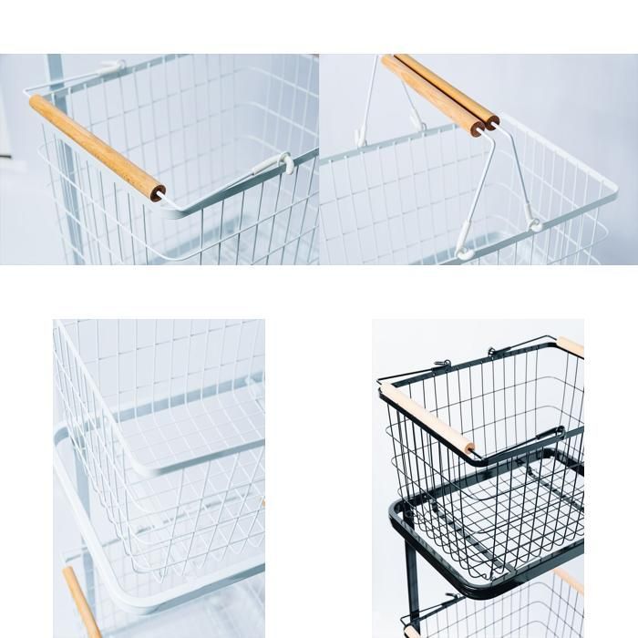 2段ランドリーラック