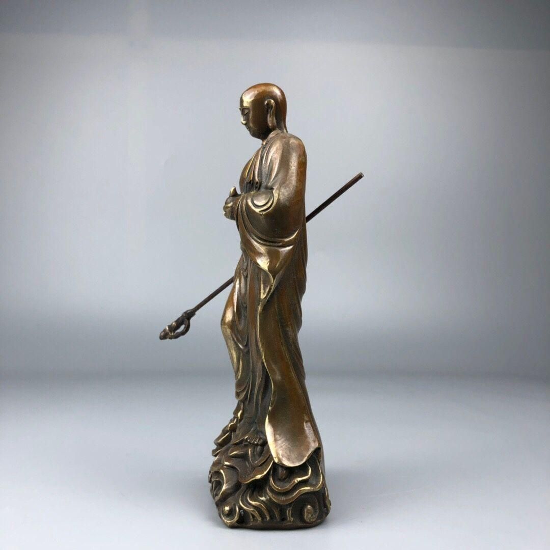 銅器 地蔵王仏像 工芸品 美術品 置物 - メルカリ