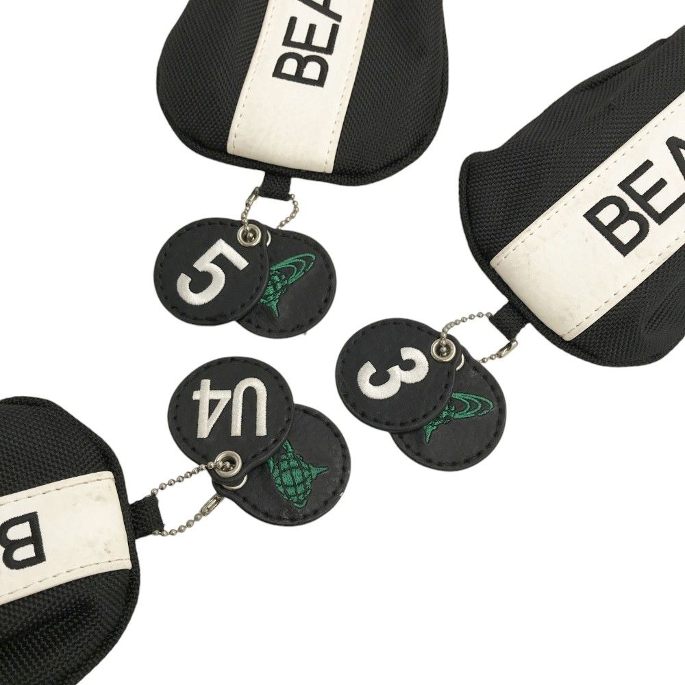 BEAMS GOLF ビームスゴルフ ヘッドカバー 4点セット ブラック系