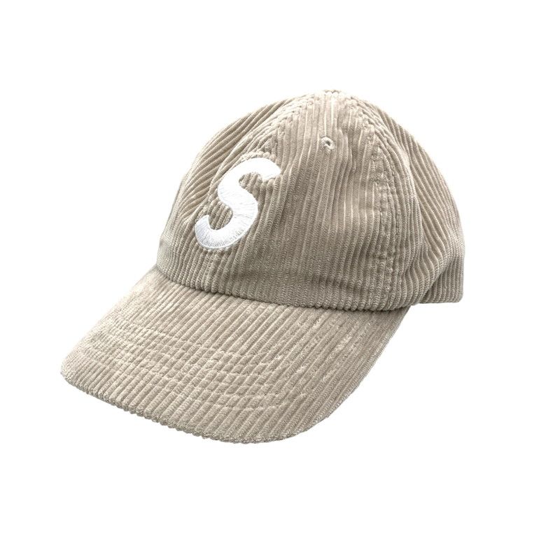品 Supreme シュプリーム 24AW CORDUROY S LOGO 6-PANEL CAP STONE コーデュロイ Sロゴ 6パネル キャップ 185-251003-km-04-izu