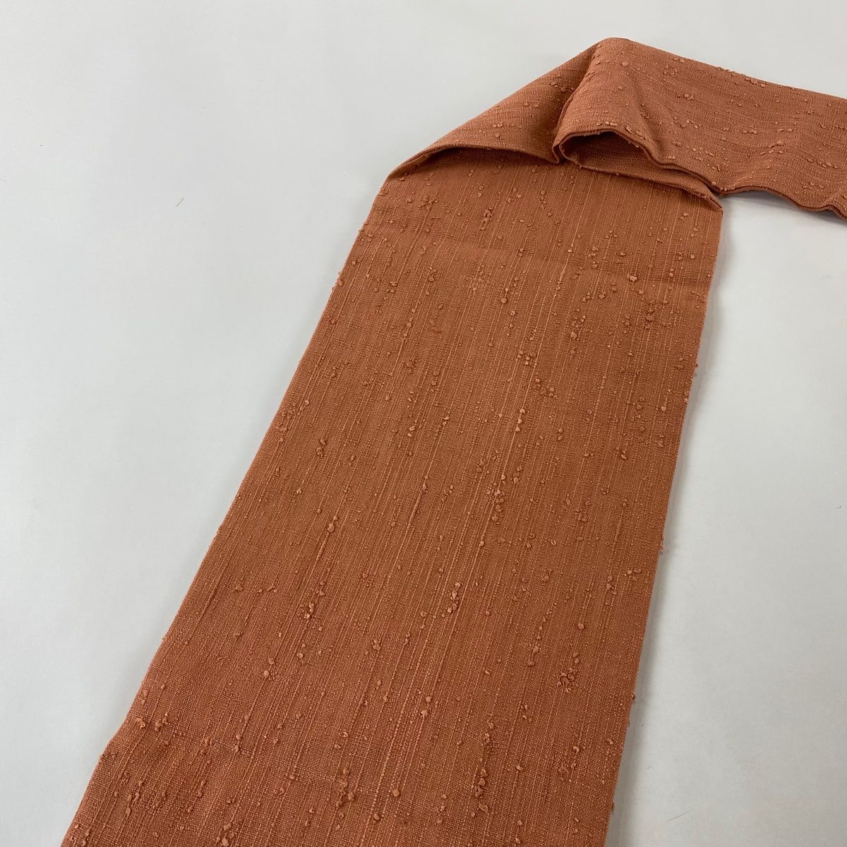 名古屋帯 美品 逸品 浦野理一 紬地 鈴乃屋 ピンク 正絹 【中古