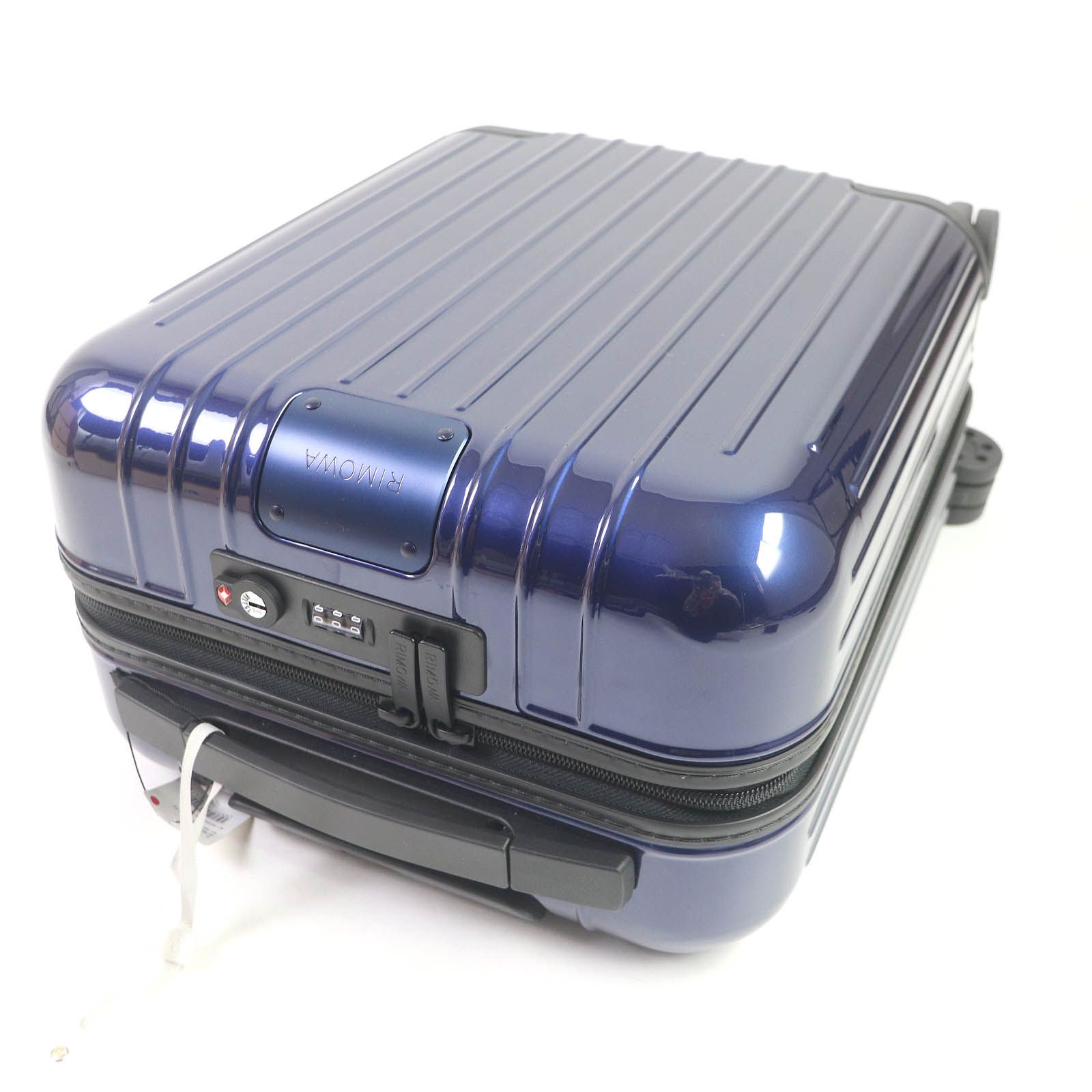 未使用品□RIMOWA リモワ 823.42.60.4 ESSENTIAL LITE MINI ポリカーボネート TSAロック搭載 4輪  キャリーバッグ スーツケース ネイビー 19L 保存袋付き メンズ - メルカリ