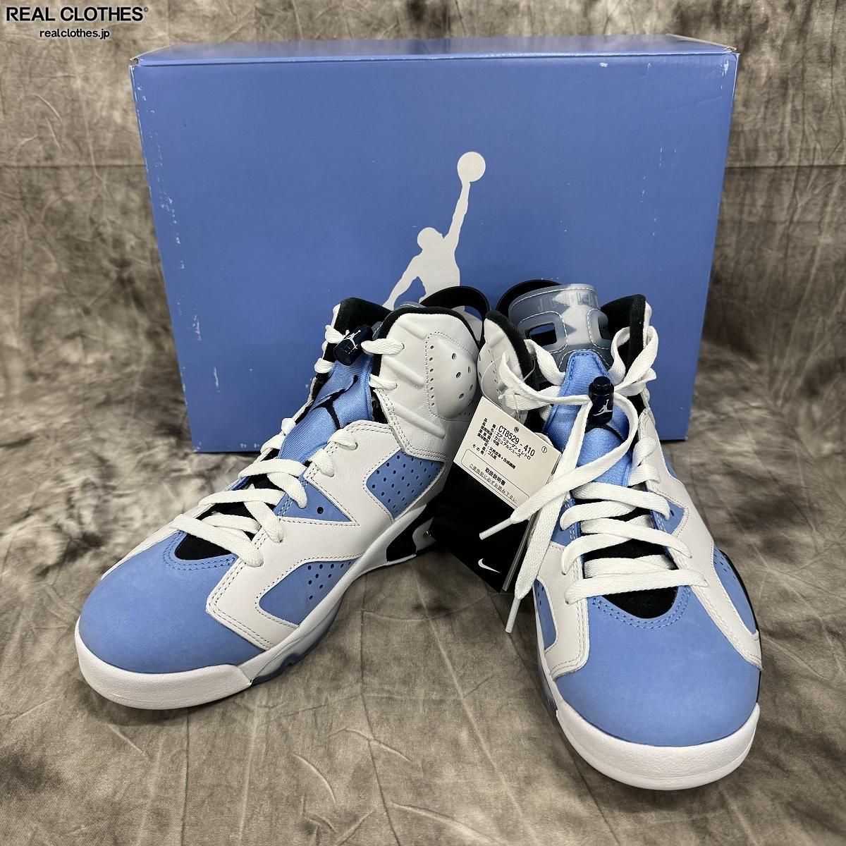 未使用】NIKE/ナイキ AIR JORDAN 6 RETRO UNC/エアジョーダン6 レトロ