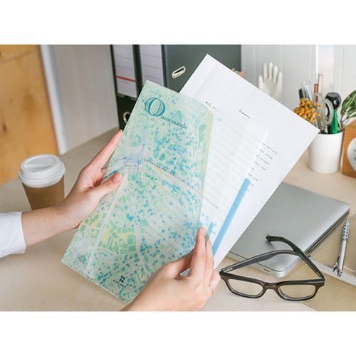 まとめ ゼンリン クリアファイル 3LAYER mati FILE 金沢 8BC127H0A ×20セット