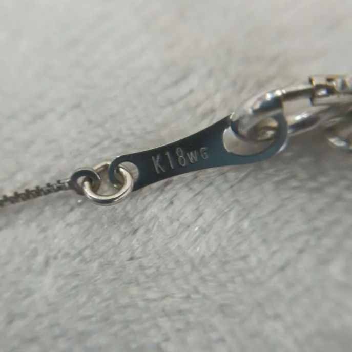 K18WG ホワイトゴールド ダイヤモンド ネックレス リング - メルカリ K18WG ホワイトゴールド ダイヤモンド ネックレス リング - メルカリ