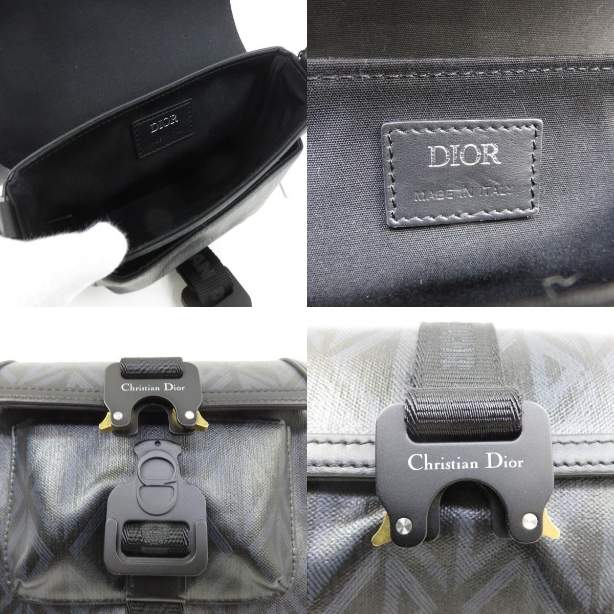 Dior ディオール Hit the Road フラップ付き メッセンジャーバッグ 
