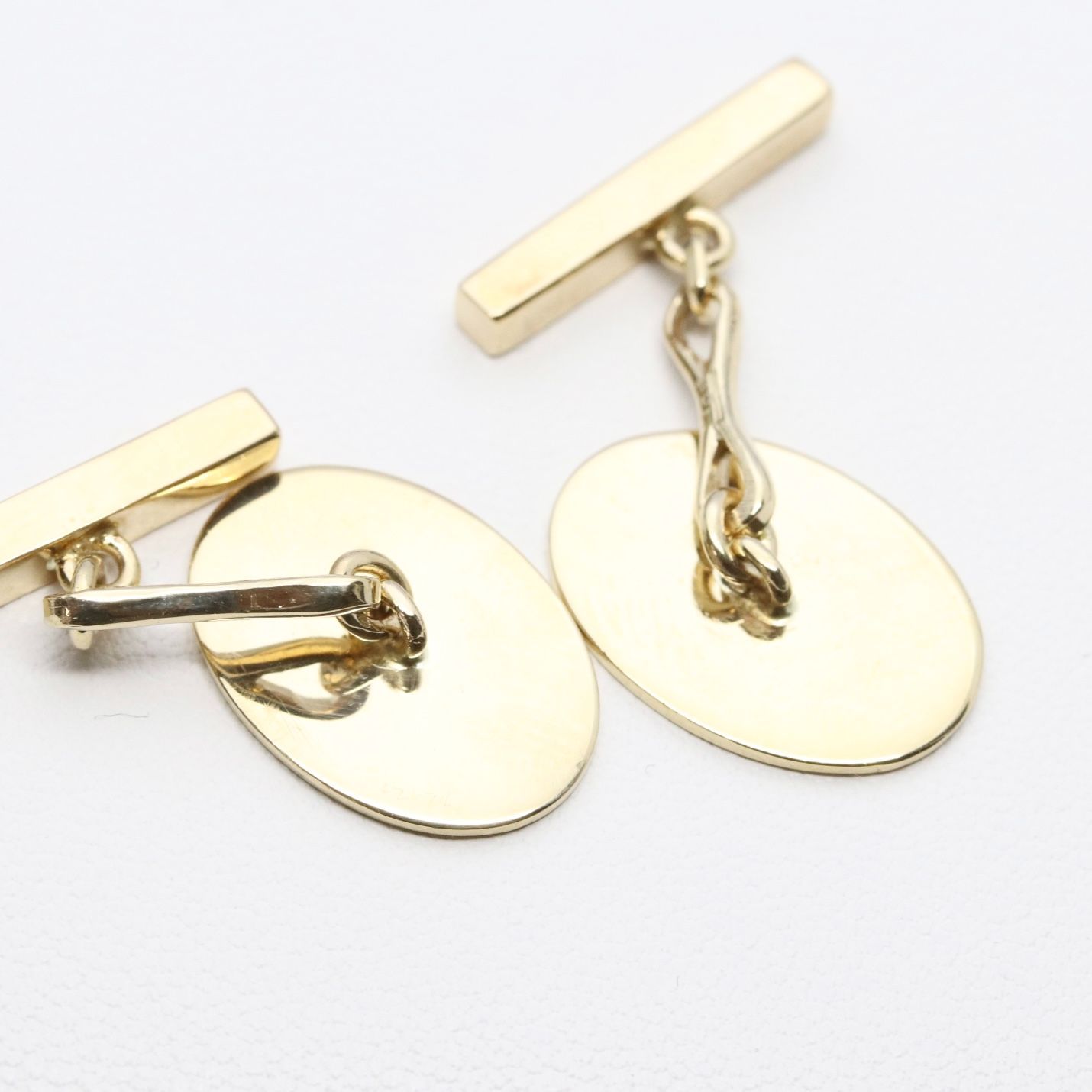 ティファニー　ラウンド　カフス　シンプル ティファニー カフス 14K ラウンド オーバル シンプル TIFFANY