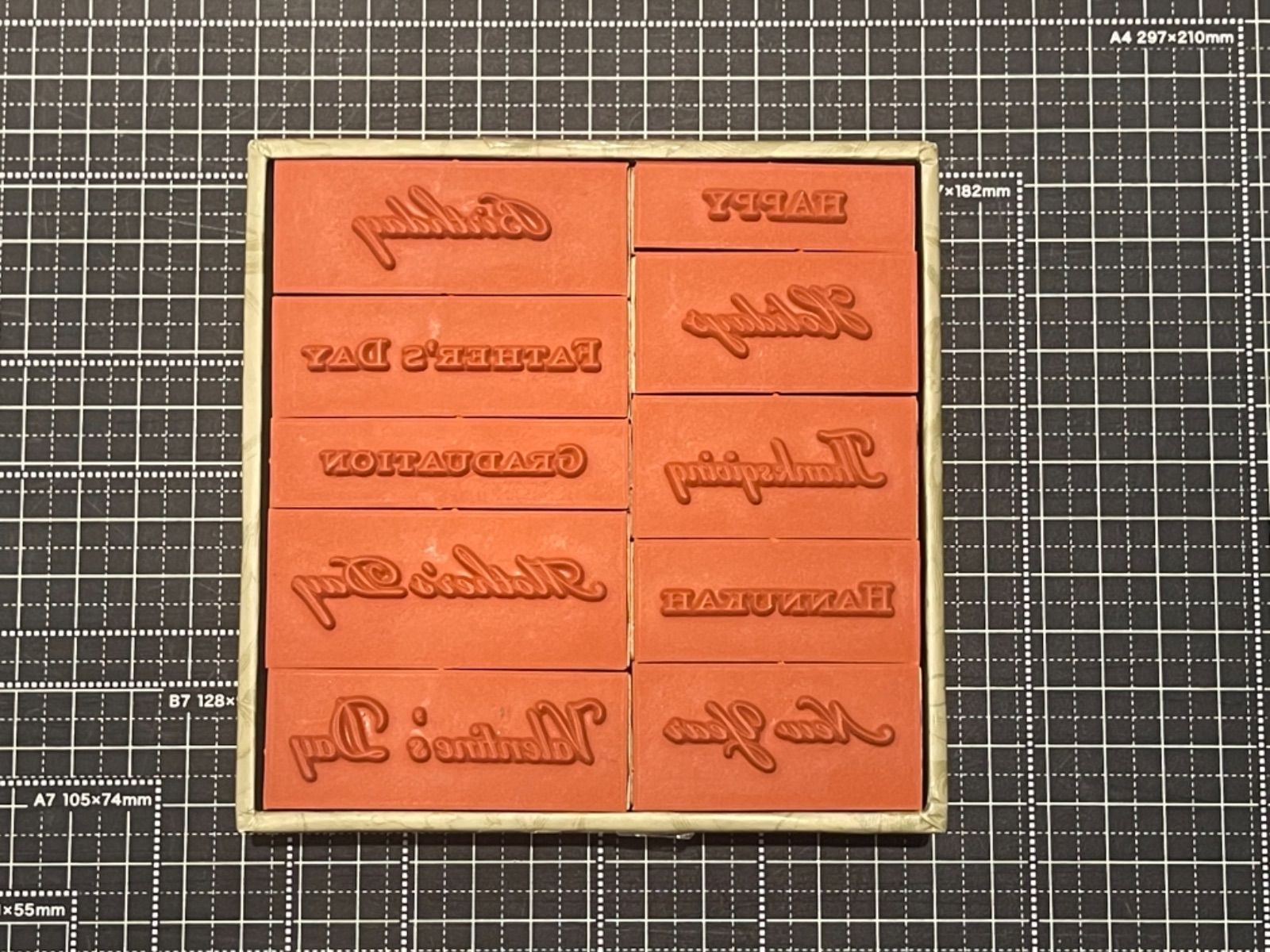 アンナ グリフィン スタンプセット ／ ANNA GRIFFIN WOOD MOUNT STAMP