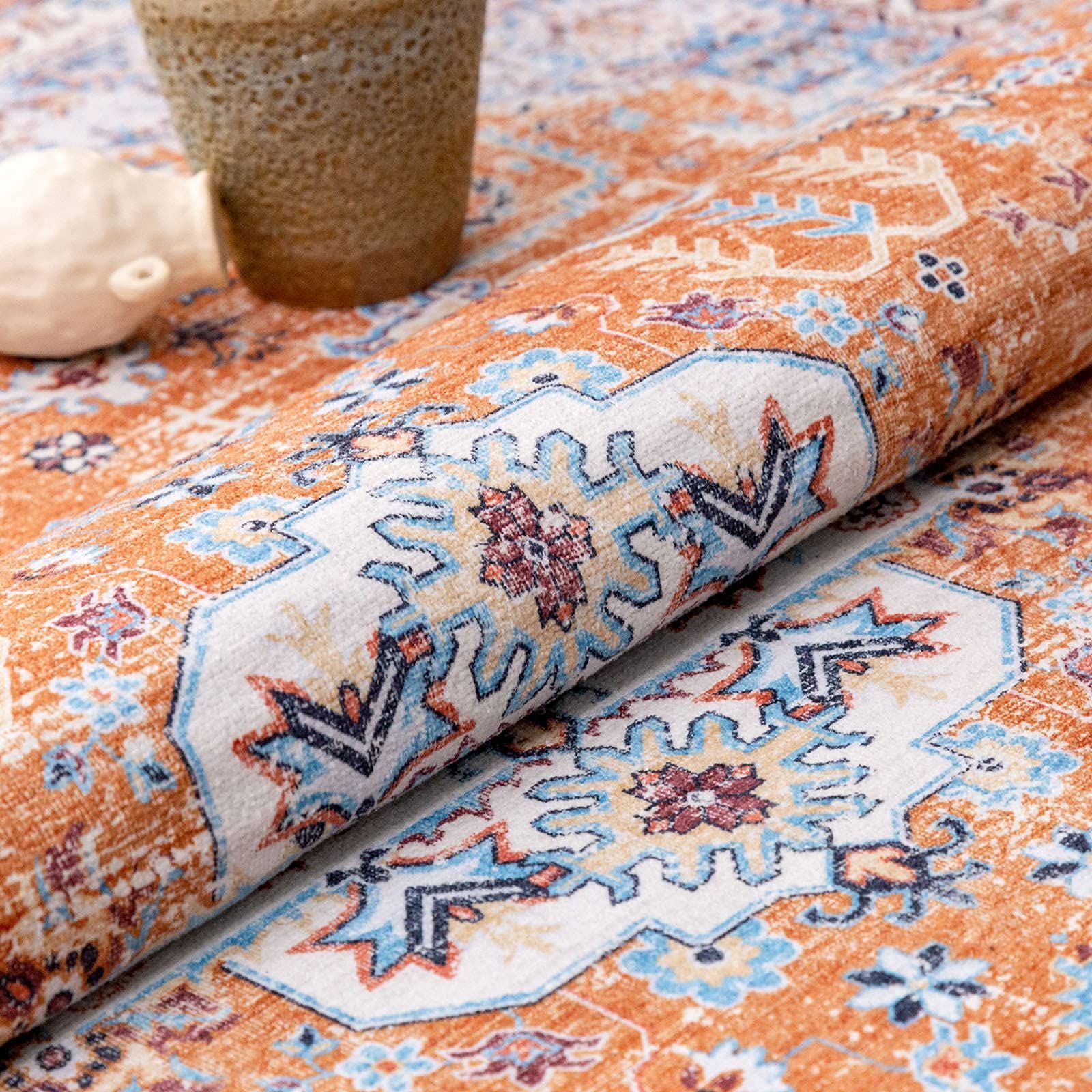 人気商品】花柄 洗える オールシーズン マット160x230CM 滑り 人気商品】花柄 洗える オールシーズン マット160x230CM 滑り