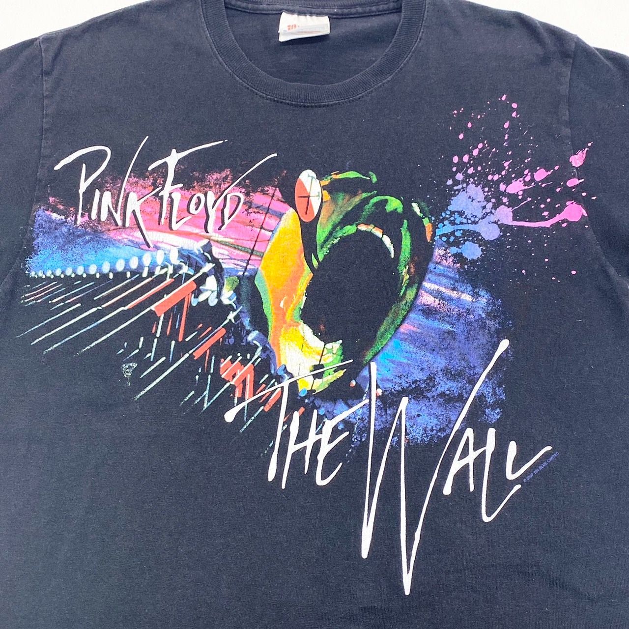 ヘインズ Hanes バンドTシャツ PINK FLOYD プリント 半袖 S ブラック