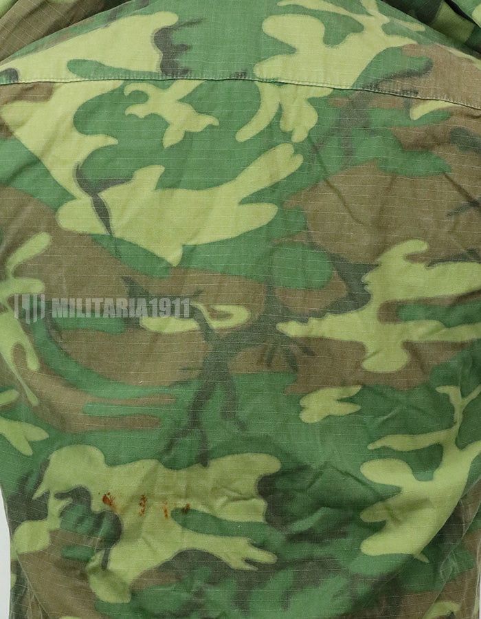 実物 アメリカ軍 ERDL ジャングルファティーグ 放出品 1968年製