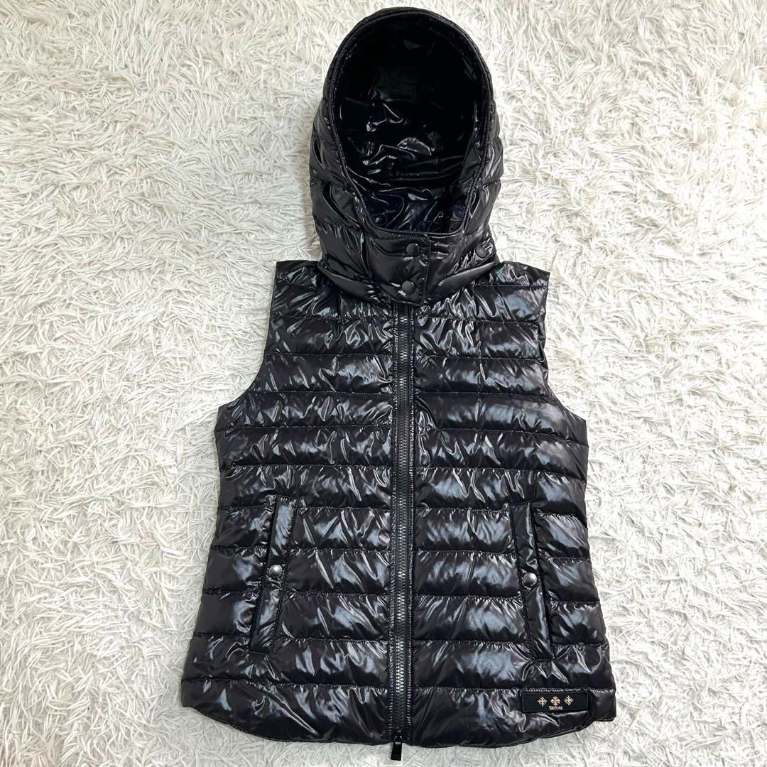 タトラス ダウンベスト 1 ナイロン 黒 ブラック