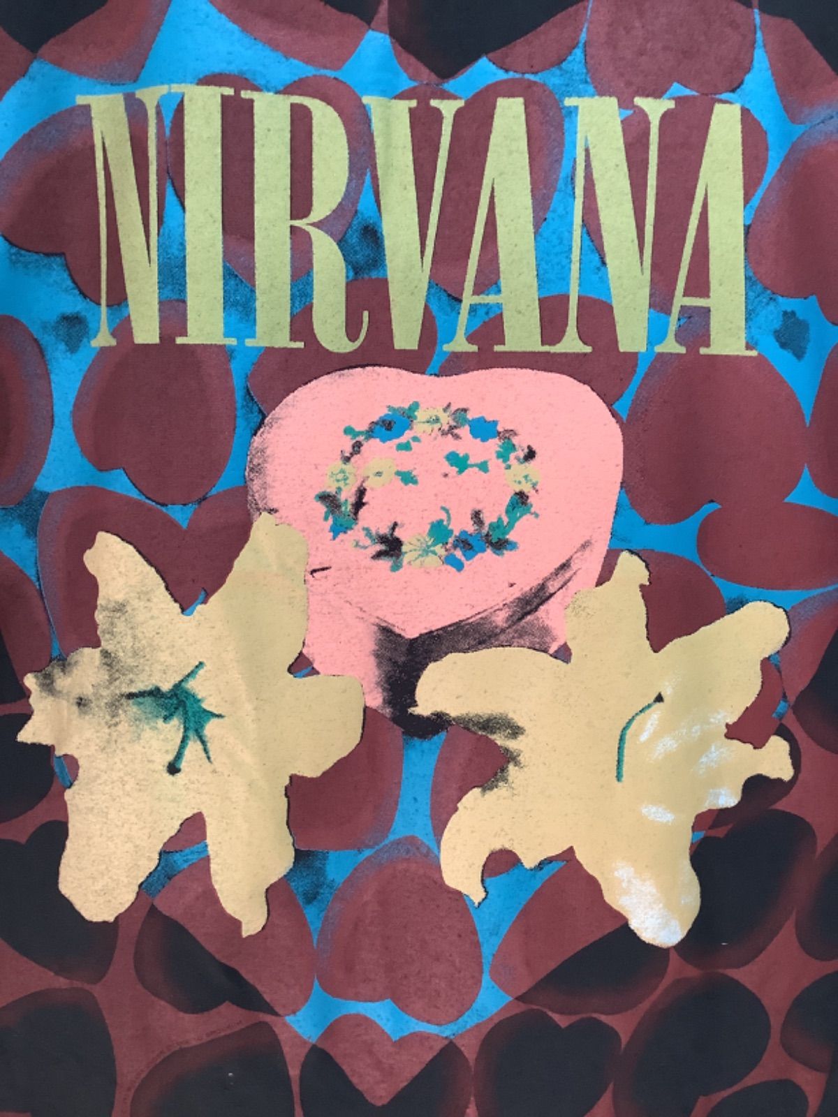 Tシャツ XL&Lサイズ ニルヴァーナ NIRVANA heart shaped box ハート ...