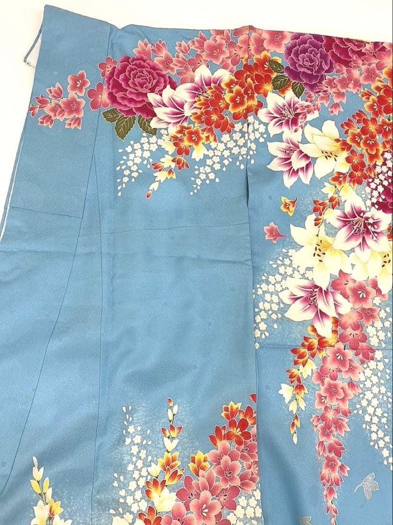 振袖 豪華 刺繍 金彩 銀彩 紋意匠 身丈164cm 撥水加工済 - メルカリ