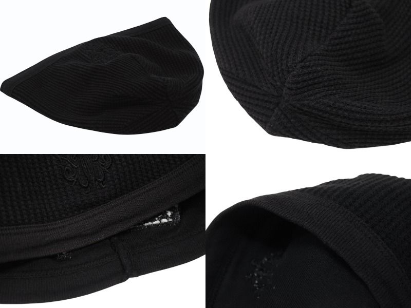 新品、未使用　クロムハーツ　ニット帽　ビーニー　黒　レディース CHROME HEARTS クロムハーツ ニットキャップ メンズ レディース