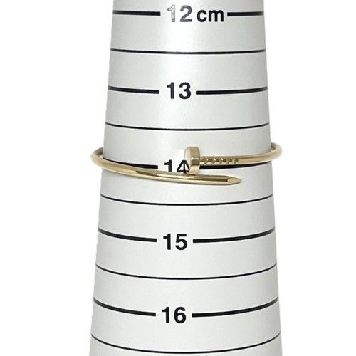 CARTIER カルティエ ジュスト アン クル ブレスレット スモールモデル B6062614 750YG ＃14 ブランドジュエリー バングル SM 釘モチーフ 78421 FORTGASGNV_COM_BR