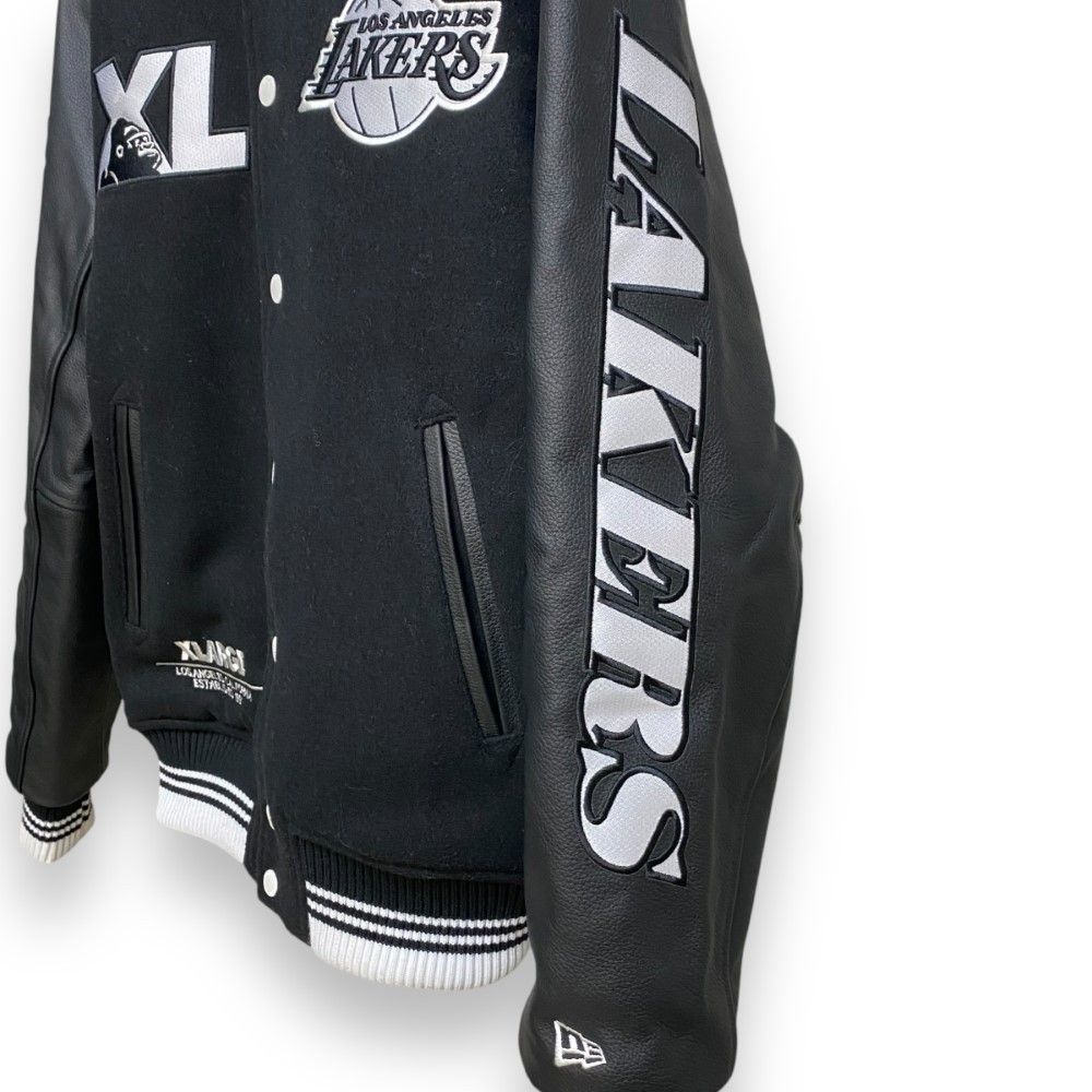 NEW ERA × XLARGE NBA LAKERS レイカーズジャケット スタジャン XS