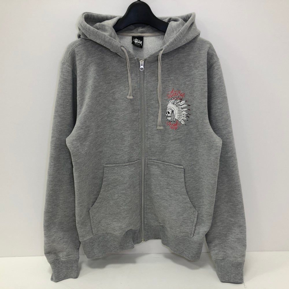 07w6004 ステューシー STUSSY スカルデザイン パーカー ジップ 07w6004 ステューシー STUSSY スカルデザイン パーカー ジップ