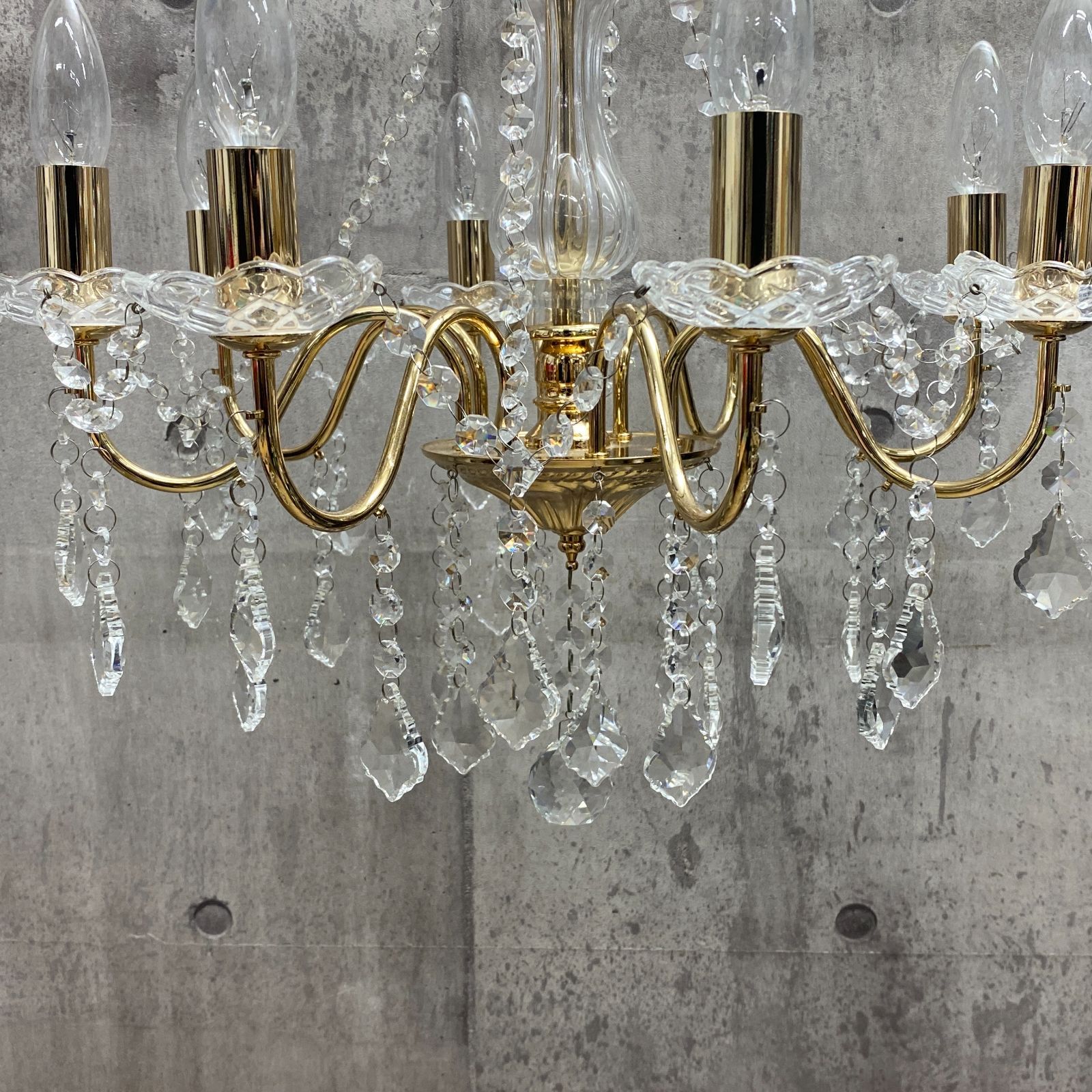 フランフラン♡ アントイン シャンデリア 6灯 ゴールド アントイン