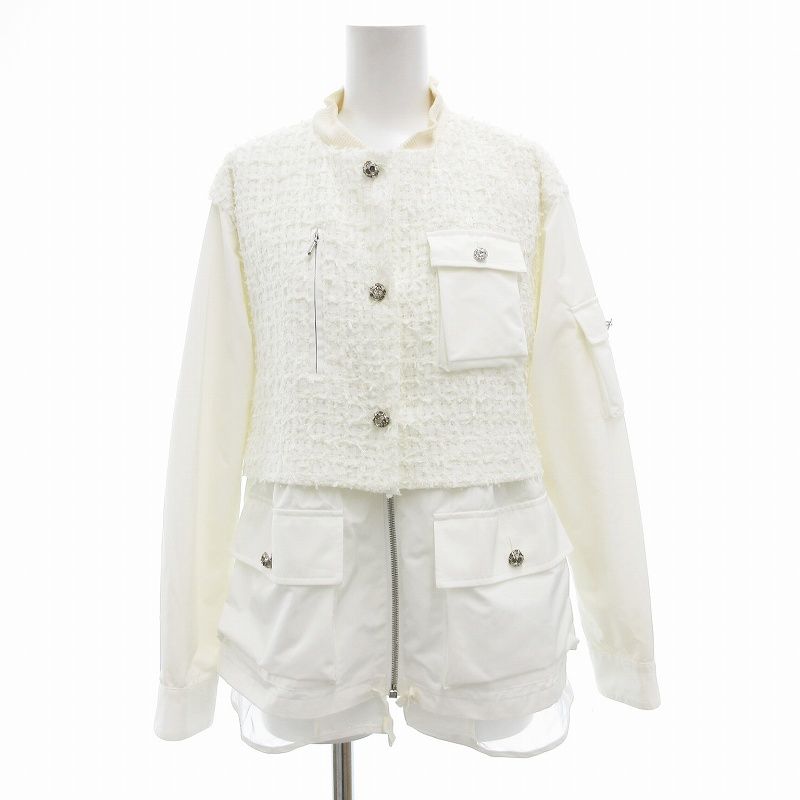 leurlogette  ルールロジェット ツイード和紙　ジャケット leur logette ルールロジェット 別注!! strawberry tweed jacket