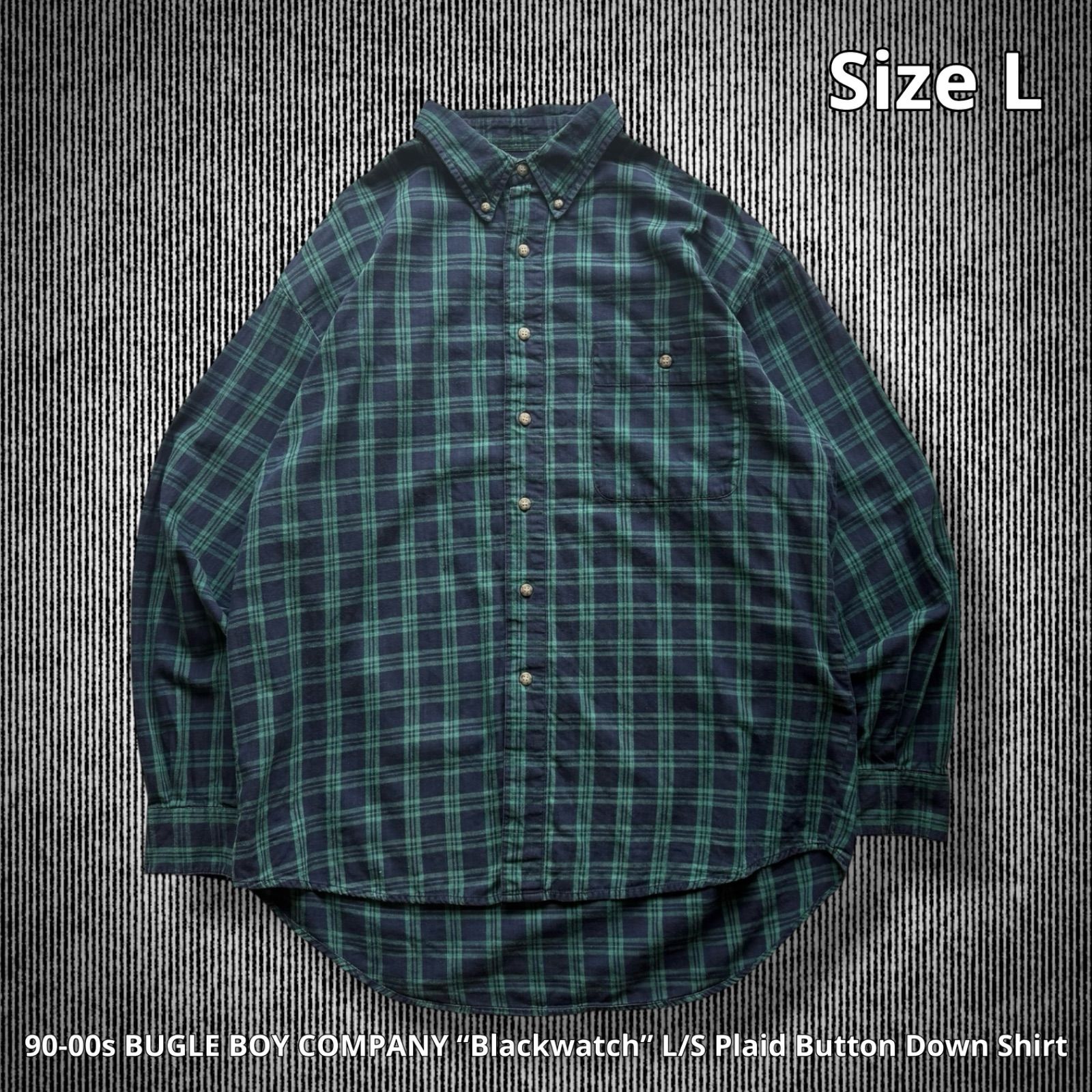 BUGLE BOY メンズシャツ BUGLE BOY COMPANY 半袖シャツ　M コットン100%　刺繍 | 古着屋OLDGREEN powered by BASE