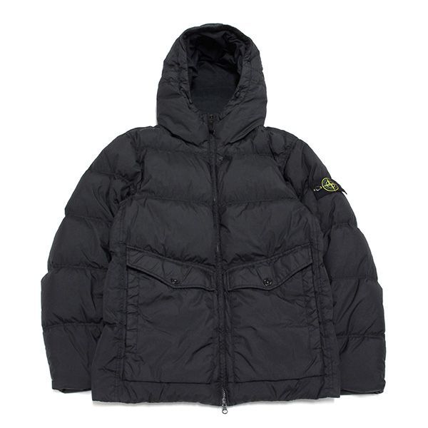 Stone  ブラックダウンジャケット STONE ISLAND ダウンジャケット L ブラック ナイロン