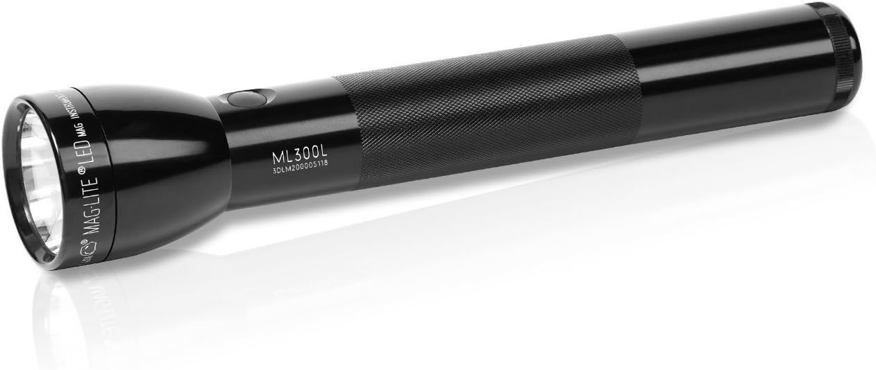 MAG-LITE マグライト 第三世代 3rd Generation 本体色 ブラック MAGLITE 3D LEDマグライト ML300L-S3016 ST33016 Black 単１アルカリ電池×3本 明るさMAX 625ルーメン