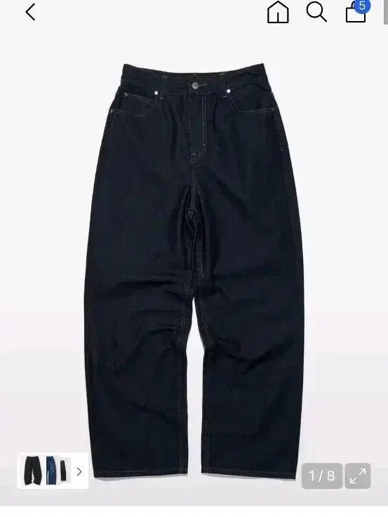 MUSINSA ムシンサ Lee ウーマンズ リラックスフィット ノンフェイド デニム パンツ