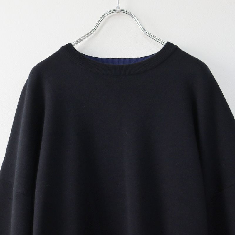 定価2.8万 2022AW エンフォルド ENFOLD 300FA270-1290 COCOON-ARM BOX PULLOVER ニットプルオーバー  38/黒【2400013586177】 - メルカリ