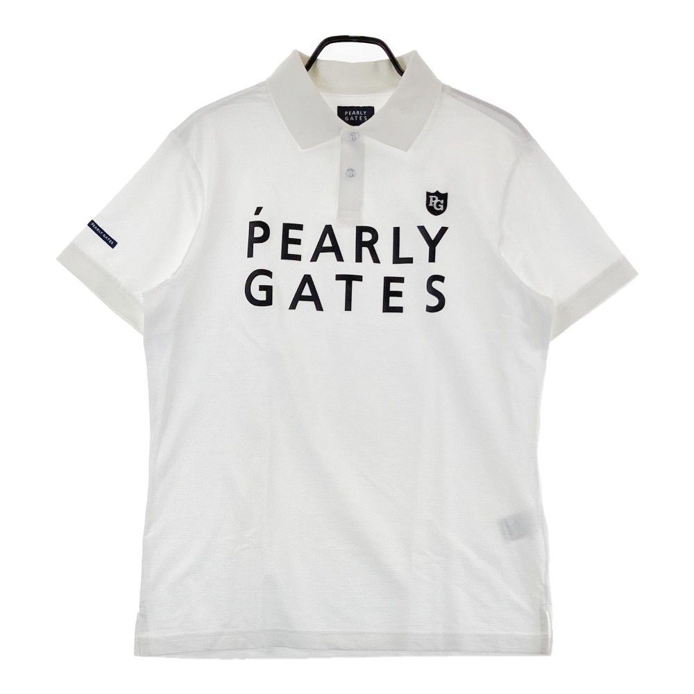 サイズ：7 PEARLY GATES パーリーゲイツ 2022年モデル 半袖ポロシャツ シアサッカー ホワイト系 [240101298059]# ゴルフウェア  メンズ ストスト - メルカリ