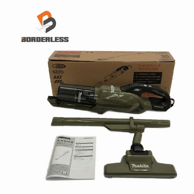 makita マキタ 18V 充電式クリーナー CL286FDZO オリーブ 本体のみ サイクロン一体式 コードレス掃除機 内装 清掃113557