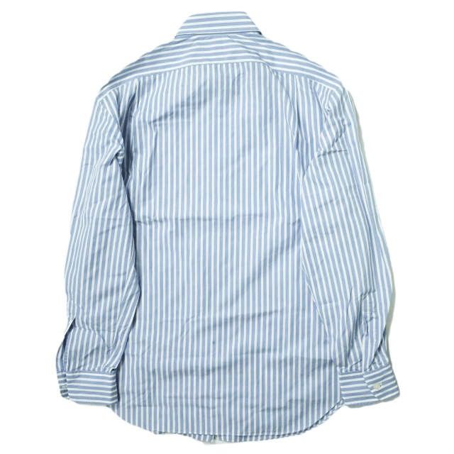 Charvet シャルべ  ストライプ シャツ ブルー×ホワイト 41 極美品 d0ea8662a5306cae5304158b3a6f67
