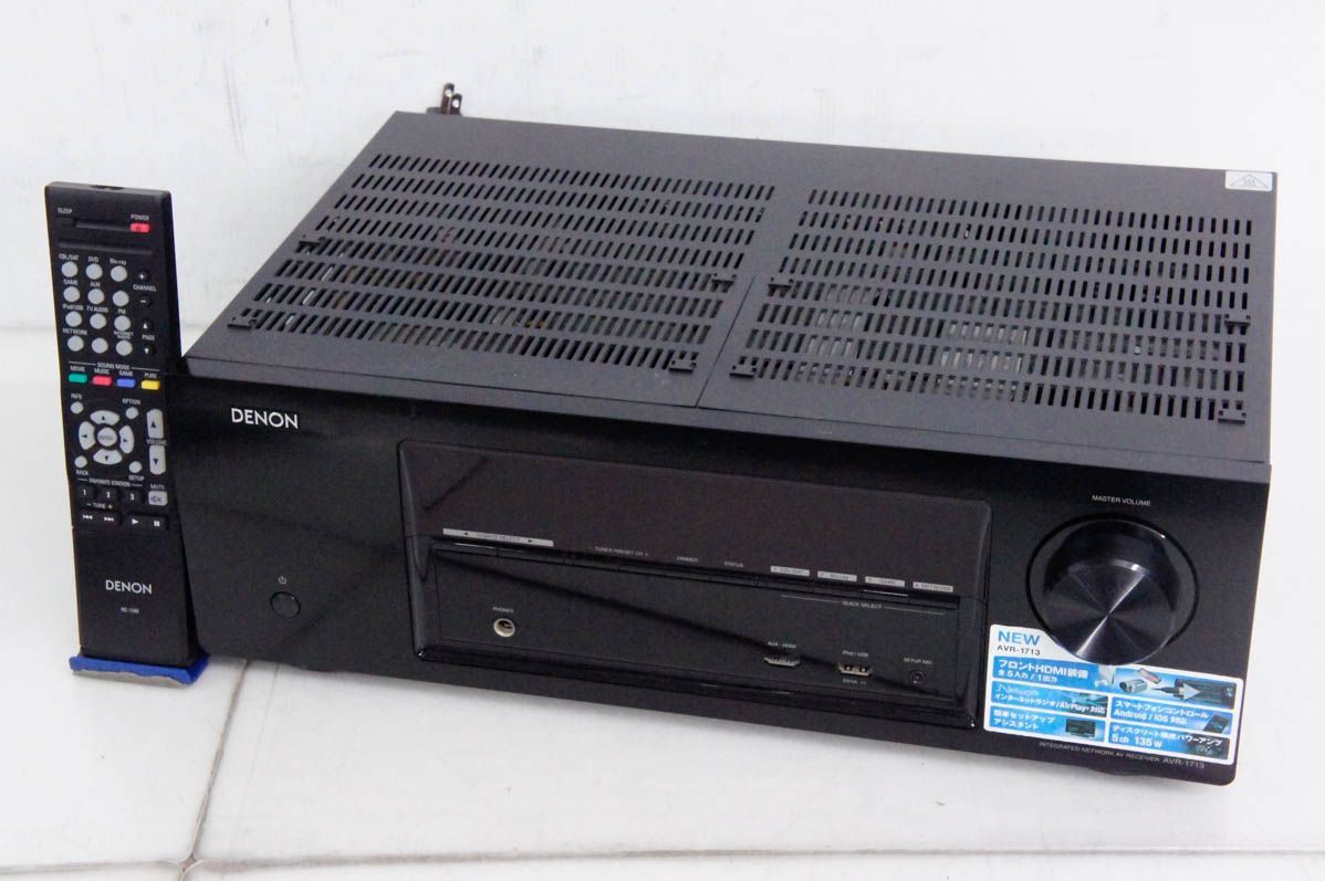 中古】Denonデノン 51ch AVサラウンドレシーバー AVR-1713
