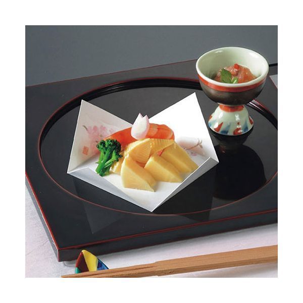 ヤマコー 用美 業務用 抗菌 四季の紙皿 さくら 200枚入 yamaco65591