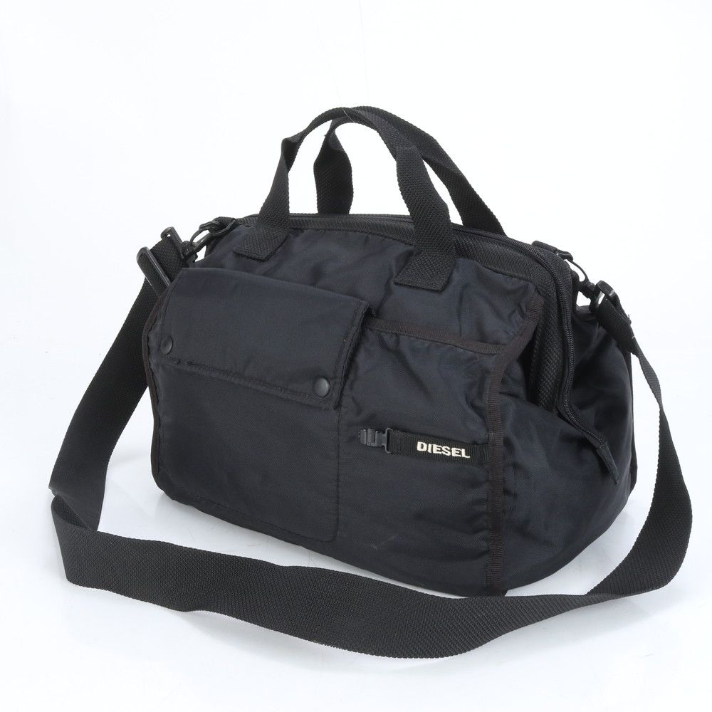 美品 ディーゼル リバーシブル 2WAY ボストン バッグ 斜め掛け