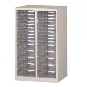 オフィス 店舗 施設向け レターケース A4判縦2列 浅型10段 深型5段 COM-A-215