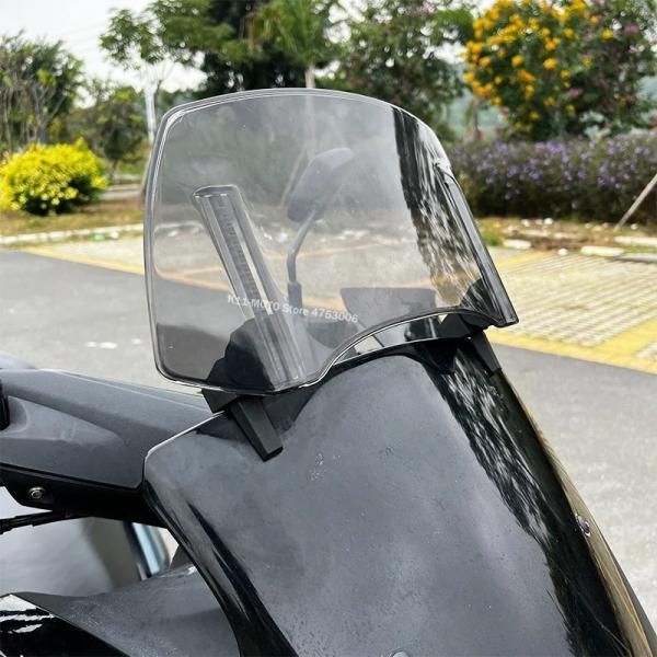 BMW カワサキ ヤマハ ホンダ スズキ 汎用 バイク 風防ガラス延長調節 スポイラー クランプ上風防ガラスウィンカー わふうひゃっぽうばこ