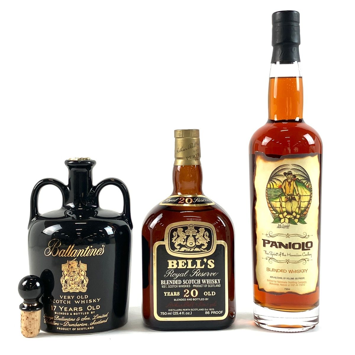 スコッチウイスキー（古酒3本）