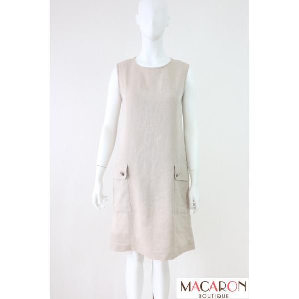 FOXEY リネンシック リネンワンピース 40826 麻素材 40サイズ