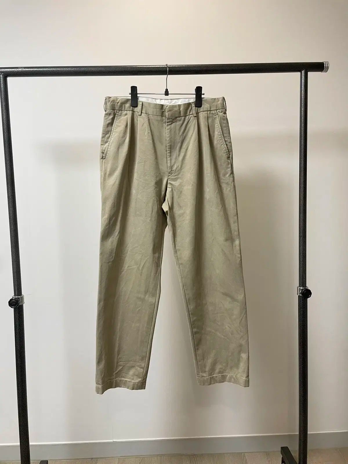 32 90s ポロ Ralph Lauren ラルフローレン ツータック チノ パンツ