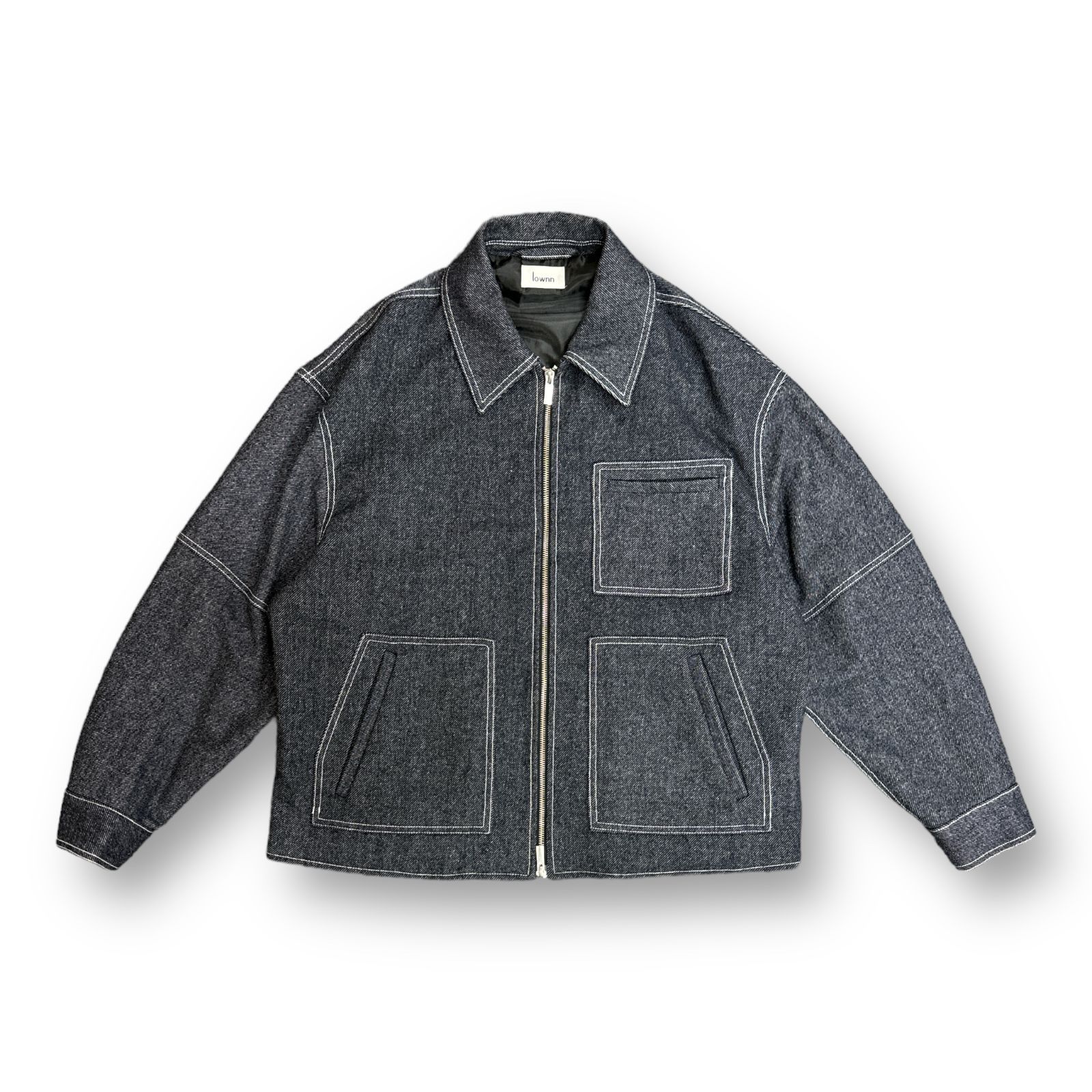 定価96800円 lownn / YOKE JACKET デニム ジップジャケット ローン 48 65258A - メルカリ