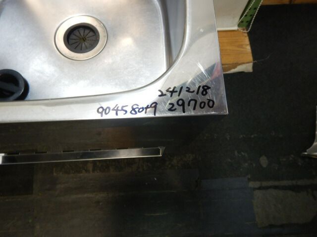 アズマ 業務用 ステンレス 2槽 シンク W 90 D 45 H 80 9 cm 厨房 KP 2 900 水切りカゴ プレート