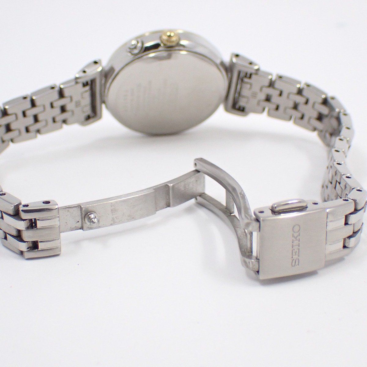【限定】SEIKO エクセリーヌ 腕時計 1B25-0AM0 電波ソーラー 限定】SEIKO エクセリーヌ 腕時計 1B25-0AM0 電波ソーラー 時計